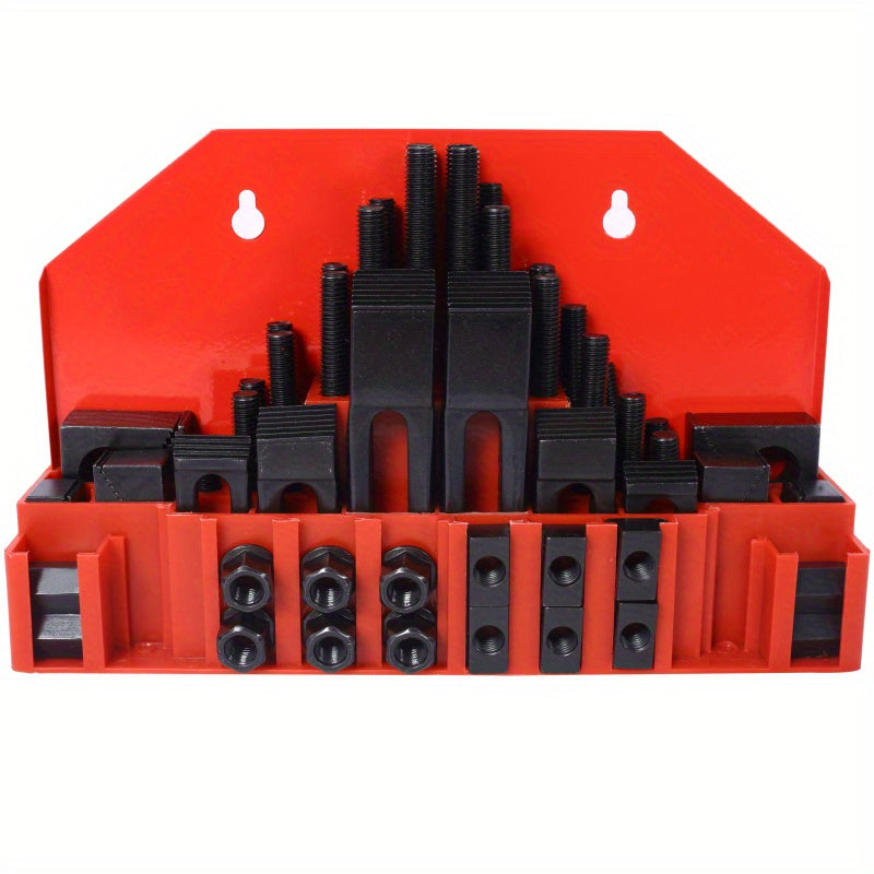 58Pcs T Slot Clamping Kit Milling Machinist Set With Cleaner And Wrench 5 8 Slot 1 2 13 Stud