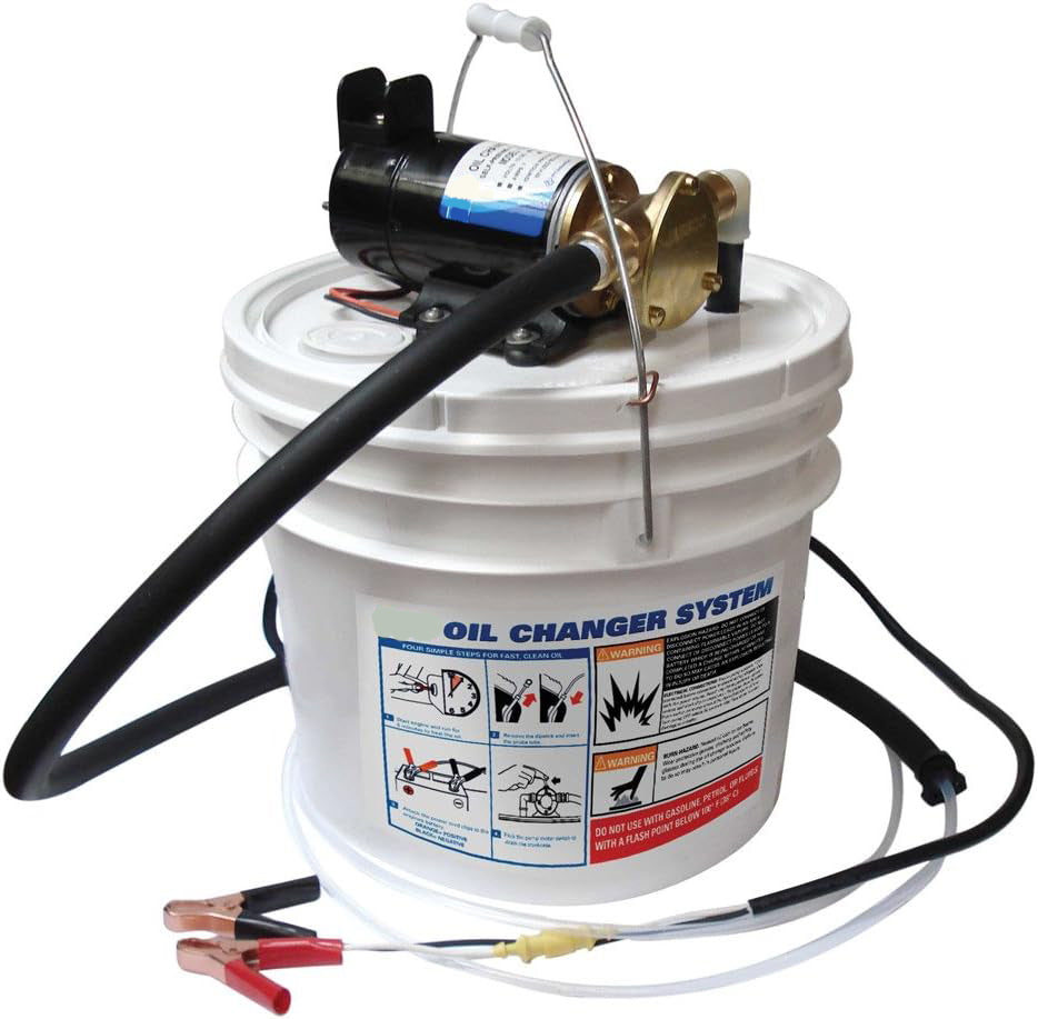 17800 2000 Marine Porta Quick Oil Changer Flexible Impeller Pump Reversing Switch 35 Gallon 12 Volt Non Ce White