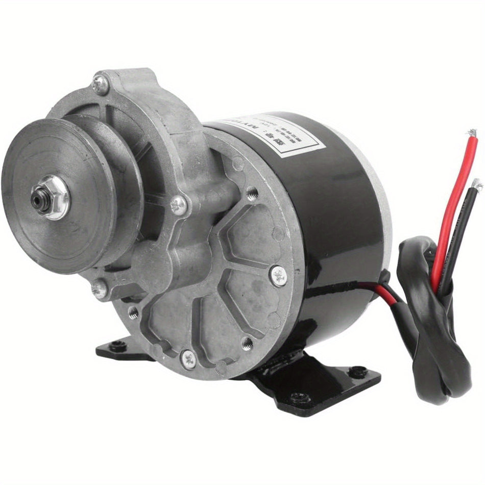 250W 12V Pure Copper Belt Pulley Geared Motor Accessory Electro Motor