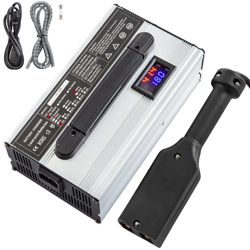 36V 18A Golf Cart Battery Charger Powerwise Plug With Led Indicator Lights 110V Club Car Charger For Ezgo Ez Go Txt Medalist D Style