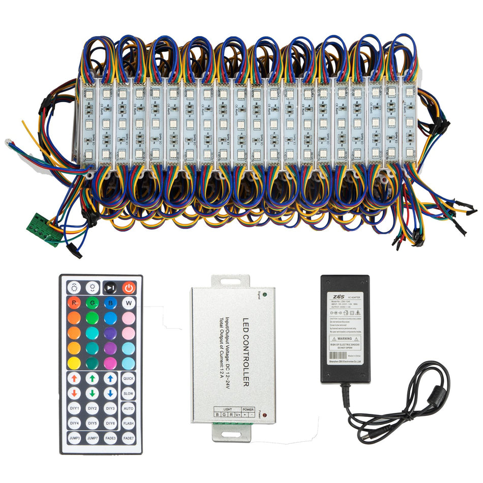 Storefront Lights Rgb Smd5050 20 Colors Window Led Light 100Ft 200Pcs 3 Led Module Lightwaterproof Business Decorative Light With Adhesive For Store Indoor Outdoor Diy Application