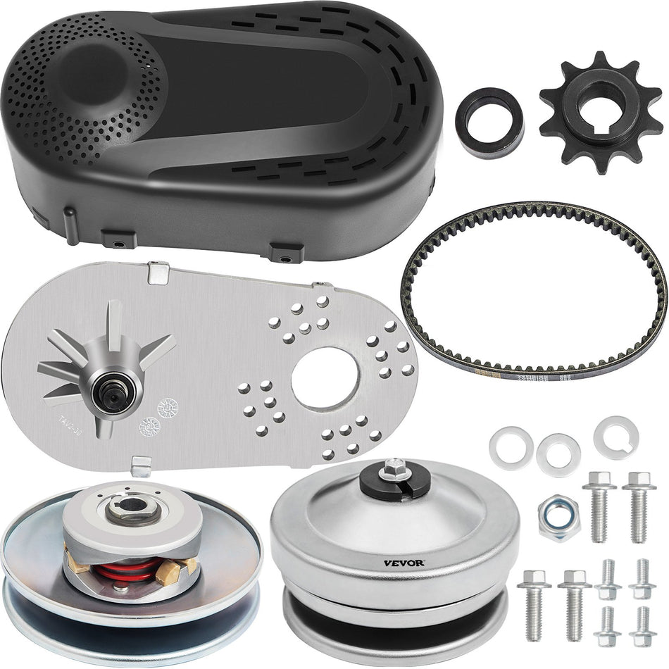 212Cc Torque Converter Kit Go Kart 30 Series 65 Hp Mini Bike Comet Clutch Set 34 Inch 10T 40 Or 41 Chain Predator Driver Pulley Replacement Comet Tav2 Go Kart Torque Converter