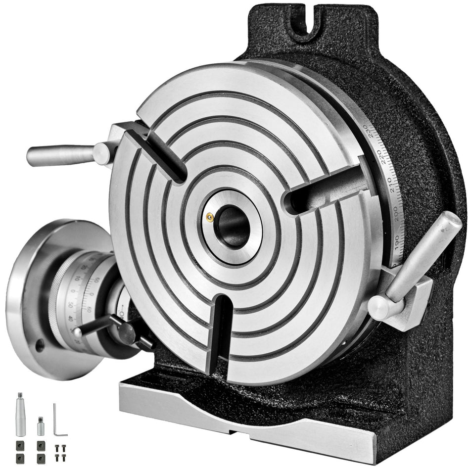 Rotary Table 8 Inch200 Mm Horizontal Vertical Rotary Table 3 Slot Rotary Table For Milling Machine Mt 3 Rotary Table For Milling 360 Degrees Precision Rotary Table