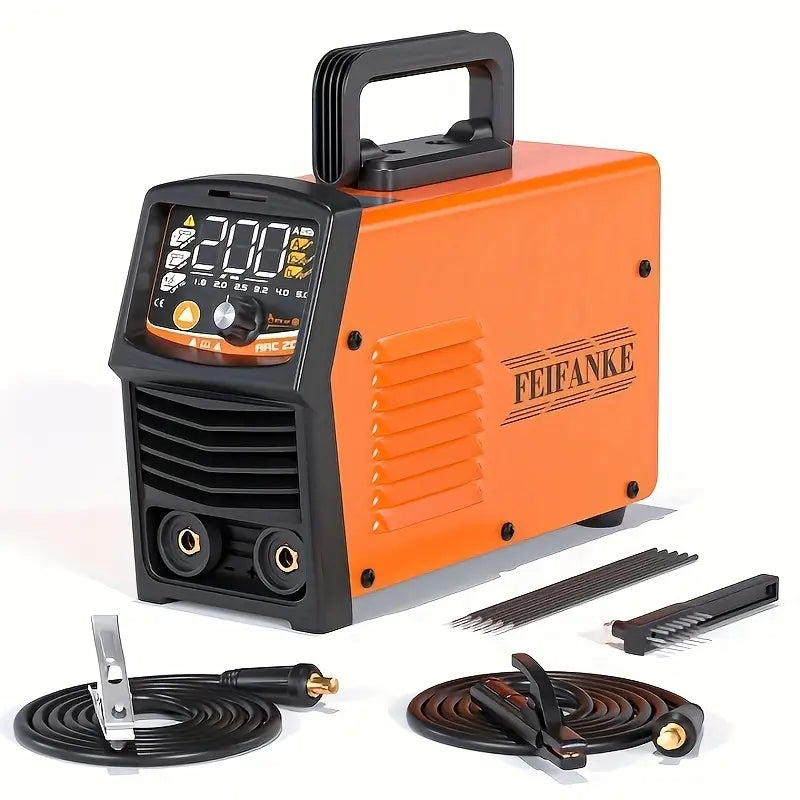 200A Stick Welder Large Full Led Dispaly Portable Arclift Tig Welding Machine 110V220V With Igbt Inverter Synergic Control Mma Welder Machine With Hot Start Arc Force And Vrd Without Battery