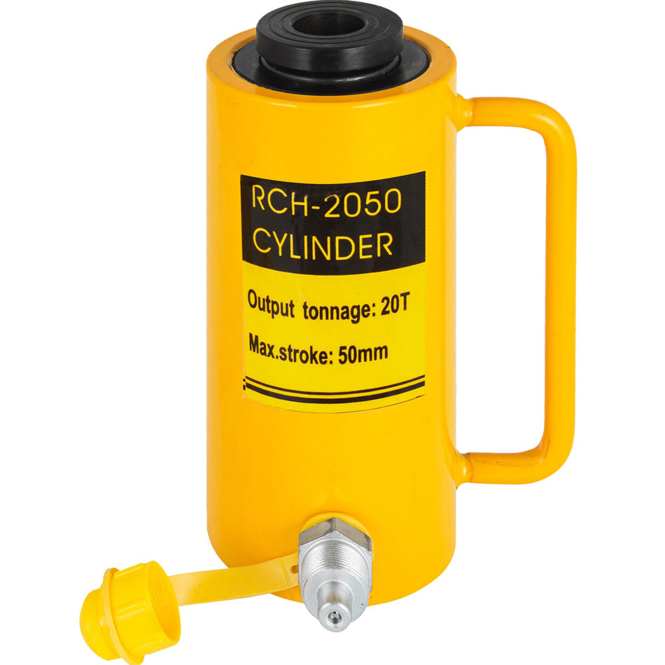 20T 2Inch Hydraulic Cylinder Jack Hollow Single Acting Hydraulic Ram Cylinder 50Mm Hydraulic Lifting Cylinders 20T 2Inch Hollow