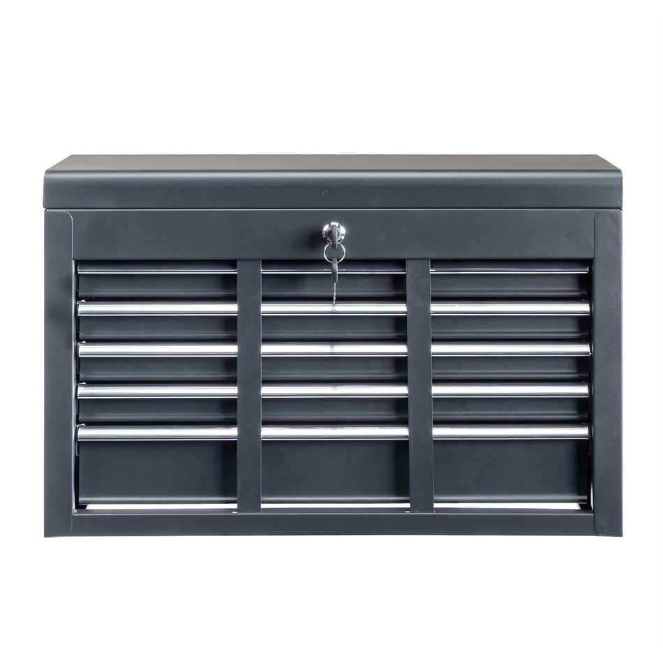 Steel Upper Cabinet 5 Drawers With Lock Tool Storage Cabinet Black