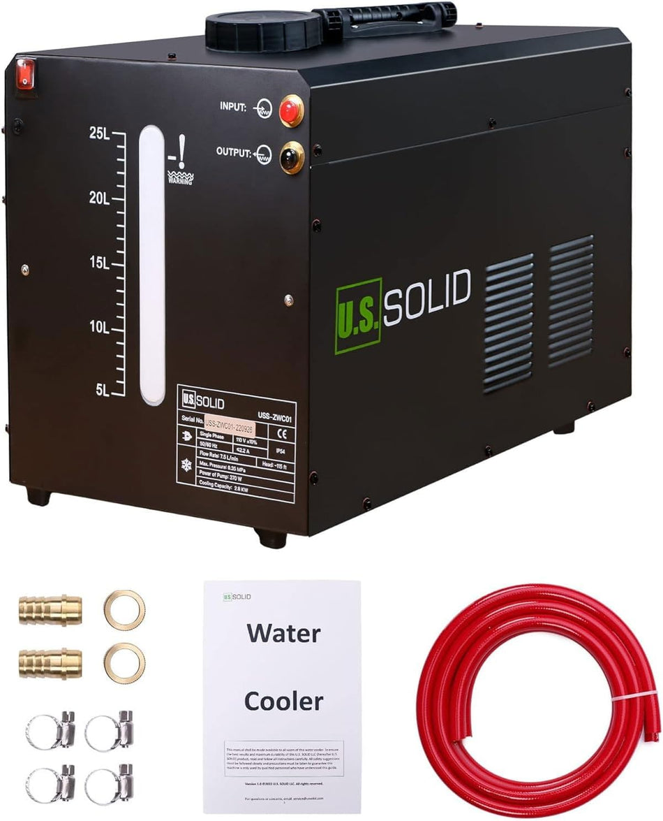 Tig Cooler 25L Tig Water Cooler 110V Water Cooled Tig Torch 370W Tig Torch Water Cooler Tig Mig Welder Torch Water Cooling System