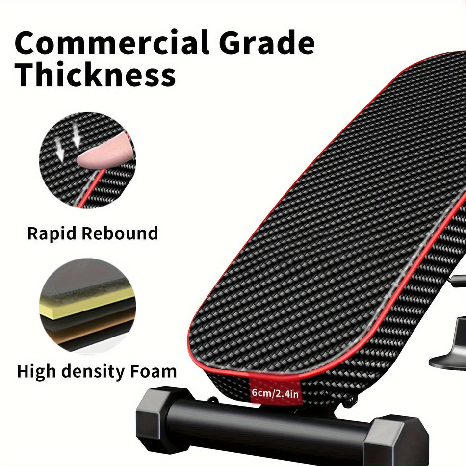 1Pc Deluxe Adjustable Weight Bench   Multifunctional Foldable Exercise Equipment For Full Body Workout Strength Training And Portable Fitness In Home Gyms   Space Saving Durable And Easy To Assemble