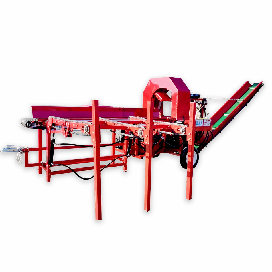 45 Ton Durable Steel 196 Log Splitter Firewood Processor   Powerful Gx630 Engine Emergency Stop Trailer Hitch   For Home Farm And Business Use Personal Use