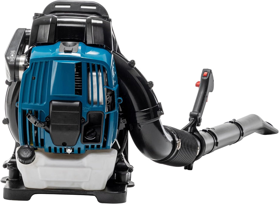 4 Cycle 756Cc Gas Powered Backpack Leaf Blower Grass Blower Engine For Lawn Garden Yard Blowing Leaves Debris Dust Sand Gravel Snow 192Mph 894Cfm Blue