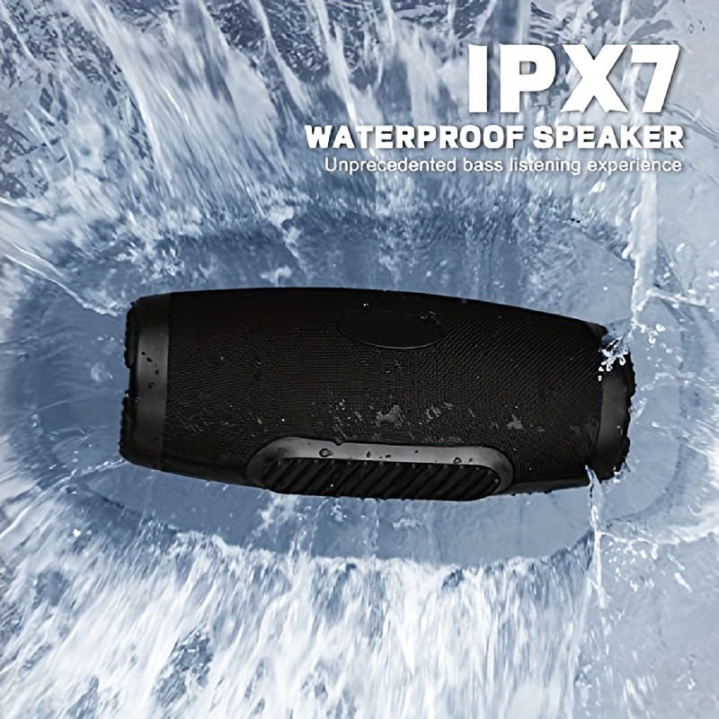 100W Portable Wireless Speaker   Powerful Sound Deep Bass Portable Wireless Subwoofer Amplifier 12H Playtime Ipx7 Waterproof Power Bank Eq Usb Led Light   Subwoofer For Outdoor Party Camping