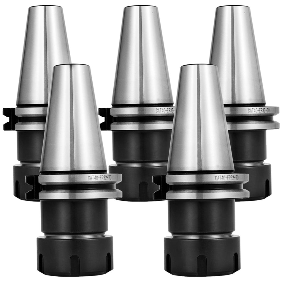 5 Pcs Collet Set Cat40 Er32 Collet Chuck For Cnc Engraving Machine Milling Lathe Tool Cat40 Er32