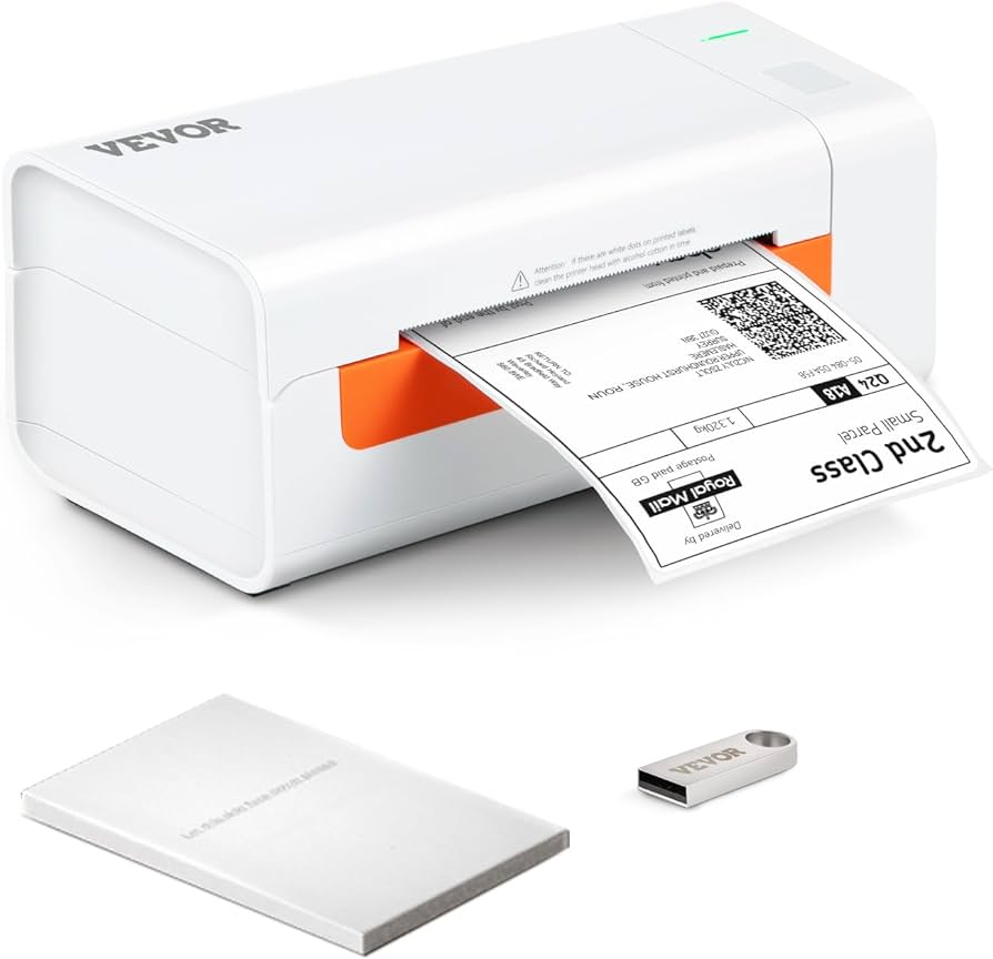 Thermal Label Printer Shipping Label Printer For 4 X 6 Shipping Labels Usb Connection Automatic Label Recognition Support Windowsmacoslinux Compatible With Amazon Ebay Etsy Upsetc