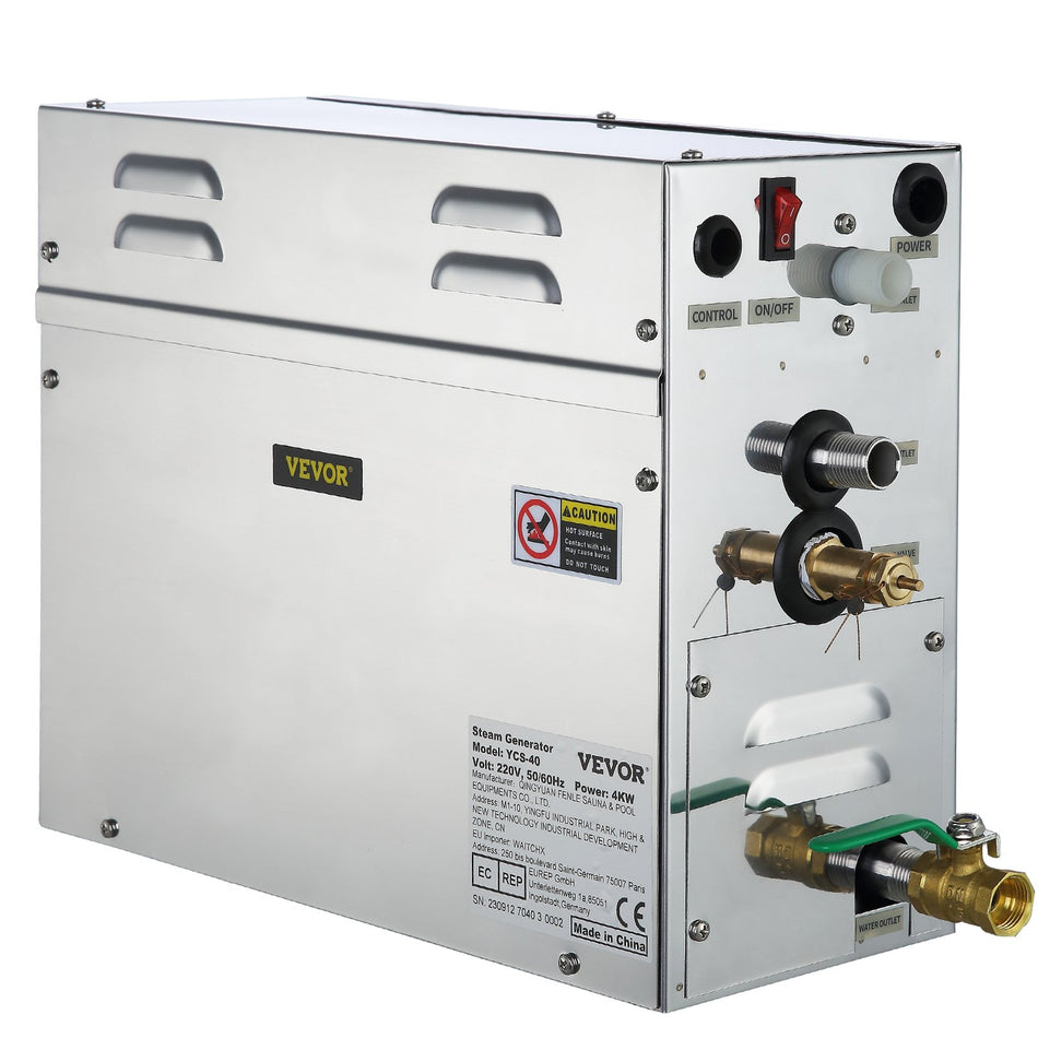 7 Kw Steam Generator 220V Sauna Steamer With Waterproof Programmable Controls For Home Spa Bathroom Hotel Shower Bath 7Kw 1