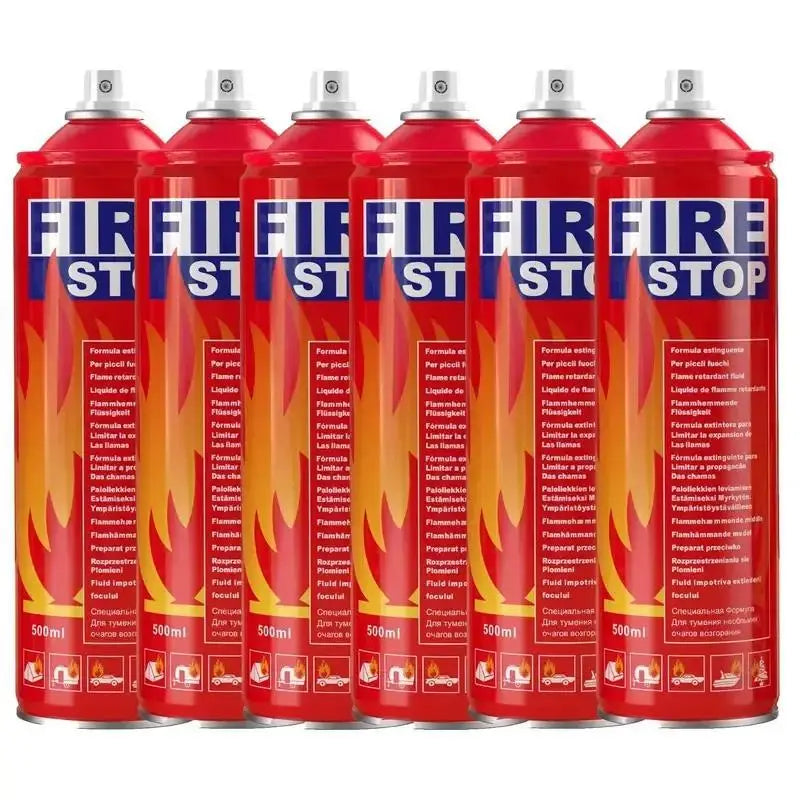6 Pcs Portable Water   Based Fire Extinguishers With 8   In   1 Functions And Mounting Brackets These Fire Extinguishers Are Suitable For Automotive Accessories Home Decoration Kitchen Use Outdoor Camping Party Decoration