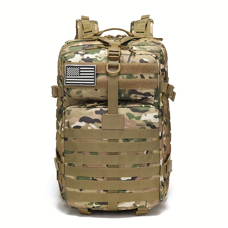 Spacious Waterproof 1000D Nylon Backpack   Tactical Outdoor Rucksack For Camping Hiking Trekking Fishing Casual Style Hand Washable Mens Fashion Available In 1321Gal Size Hiking Backpack Cyan