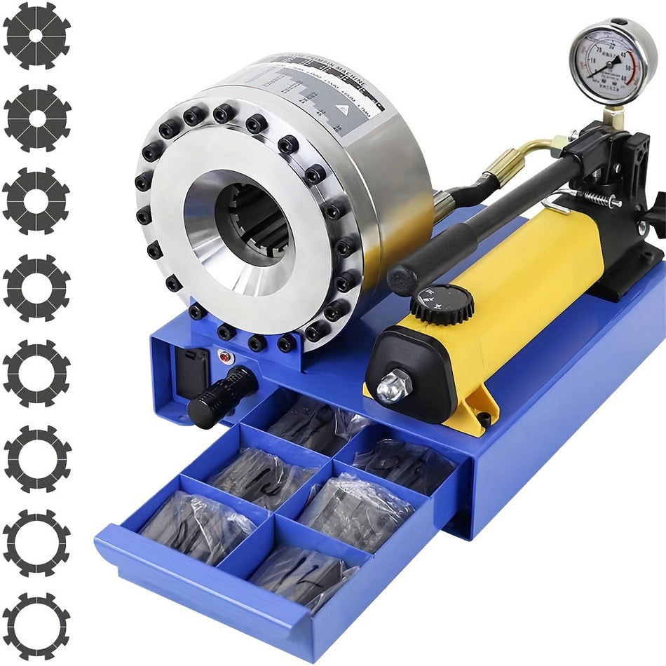8 Sets Hydraulic Hose Crimper   High Pressure Portable Crimping Tool 27 Sold