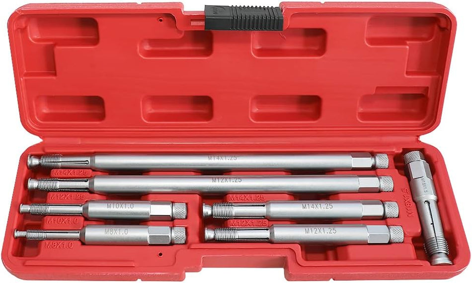 Spark Plug Thread Repair Tool 14Mm 12Mm 18Mm 10Mm 8Mm M8 M10 M12 M14 M18 Thread Chase Tap Kit