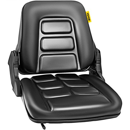 Universal Forklift Seat Folding Replacement Fulll Suspension Seat With 180 Adjustable Backrest Angle Fits Most Heavy Mechanical Seat