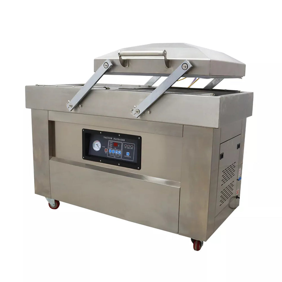 2Hp Powered Vacuum Packaging Sealing Machine Double Chamber Bar Sealer
