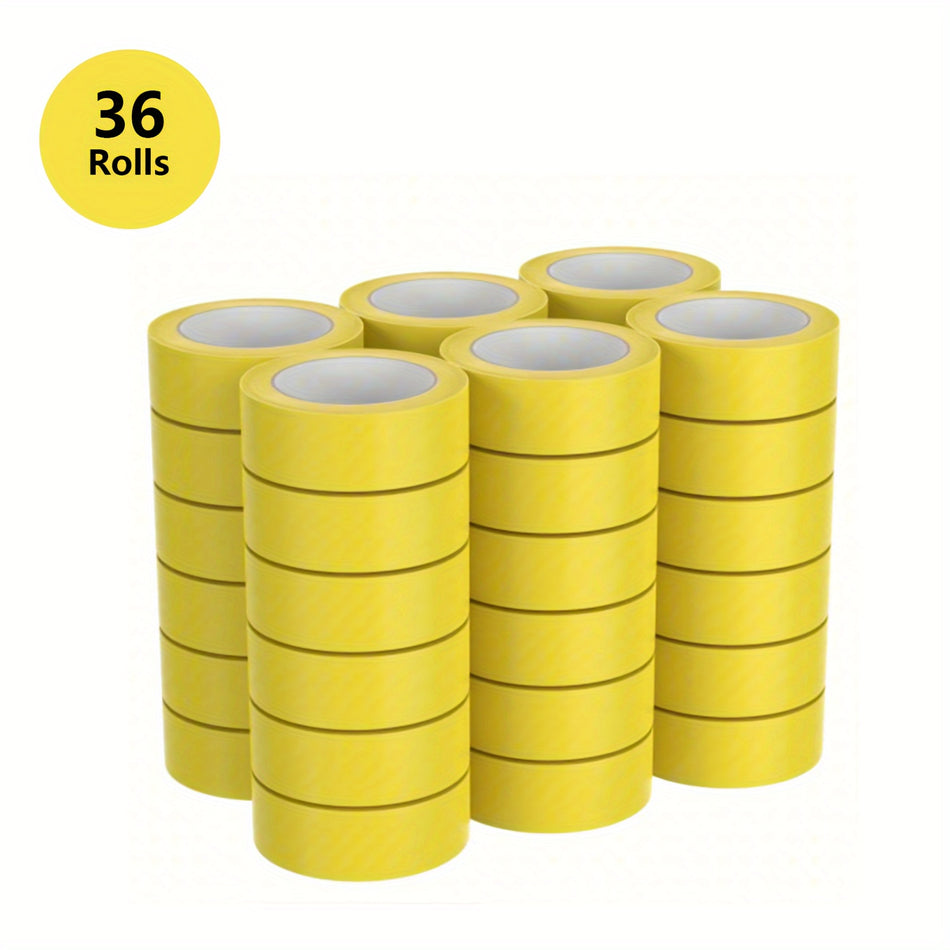 2 Inch Yellow Packing Tape 36 Rolls Per Box Moving Shipping Tape Bopp Yellow Tape For Home Office School Supplies Diy Arts Crafts Labels 2 X 110 Yards