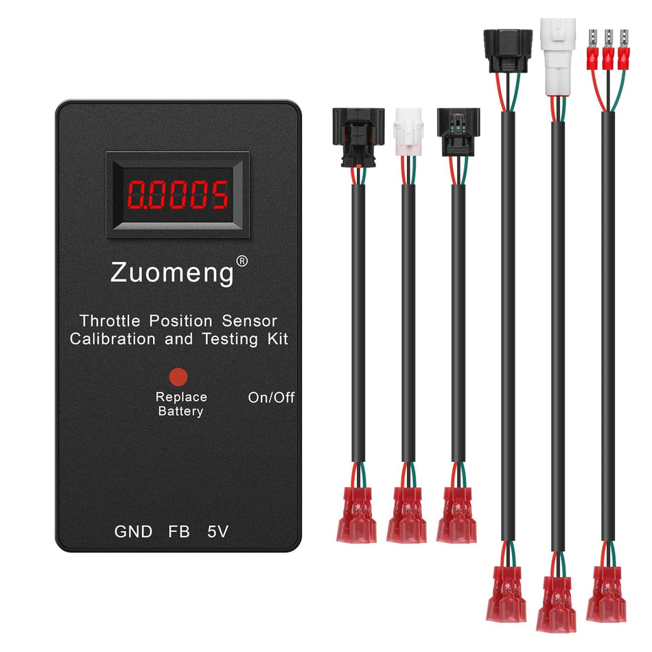 Throttle Position Sensor Adjustment And Testing Tool Includes All Adapters 110000 Precision Readings Compatible With Any Performance Motorcycle Car Or Other Vehicles With Adjustable 5V Tps