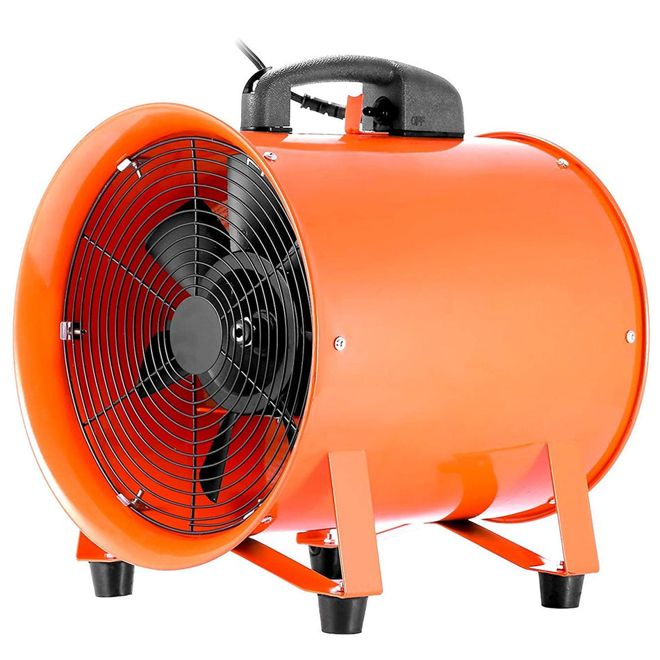 Utility Blower Fan 12 Inch 07Hp 2295 Cfm 3300 Rpm Portable Ventilator High Velocity Multifunctional Ventilator Fume Extractor 12 Inch