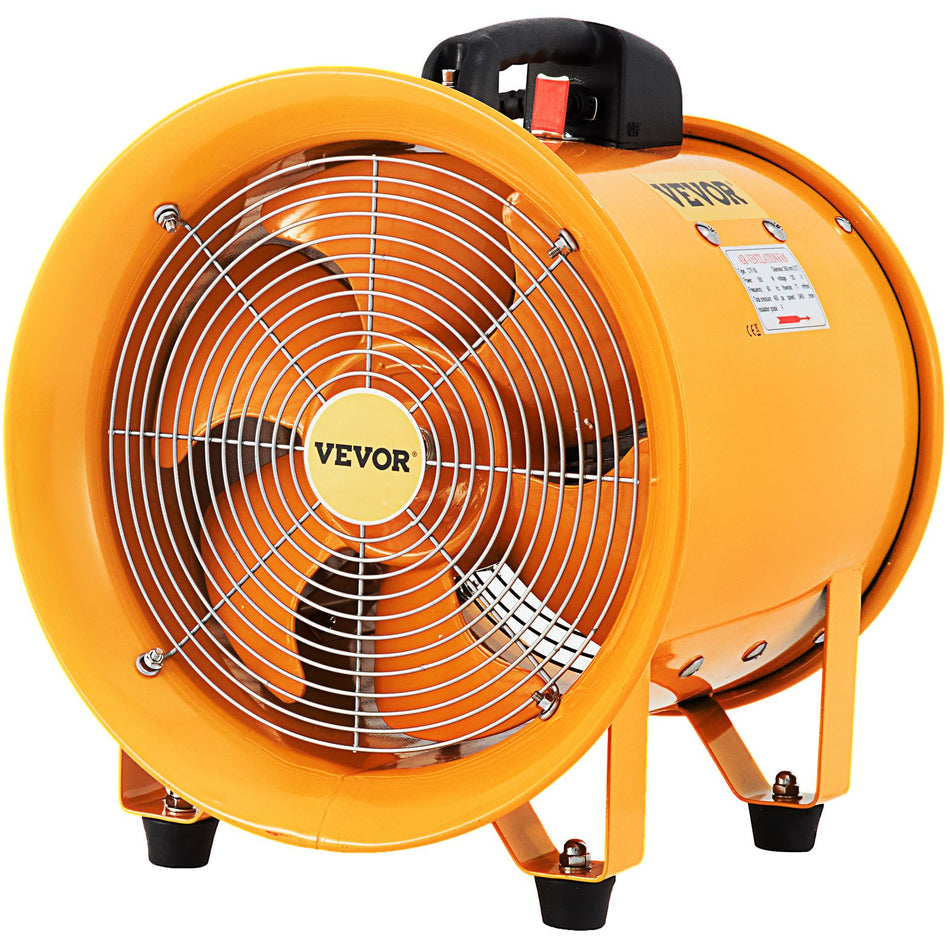 Utility Blower Fan 12 Inches High Velocity Ventilator Portable Ventilation Fan Fume Extractor 12 Inches Heavy Duty Fan