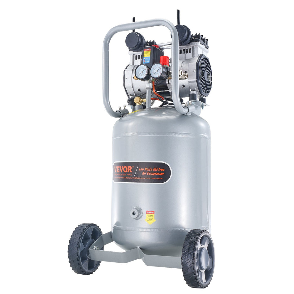13 Gallon Air Compressor 2Hp 46 Scfm90Psi Oil Free Air Compressor Tank 66Db Ultra Quiet Compressor For Tire Inflation Auto Repair Woodwork Nailing Spray Painting 125Psi Max Pressure