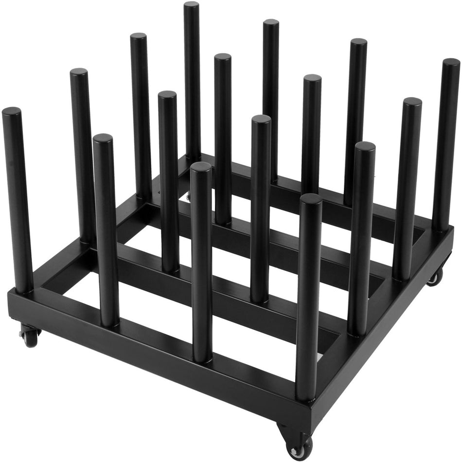Vinyl Cart Mobile Rack 16 Roll Capacity Vinyl Roll Rack 2 Core Vinyl Rolling Cart 1200 Lbs Heavy Duty Digital Media For Mobile Storage 16 Rolls