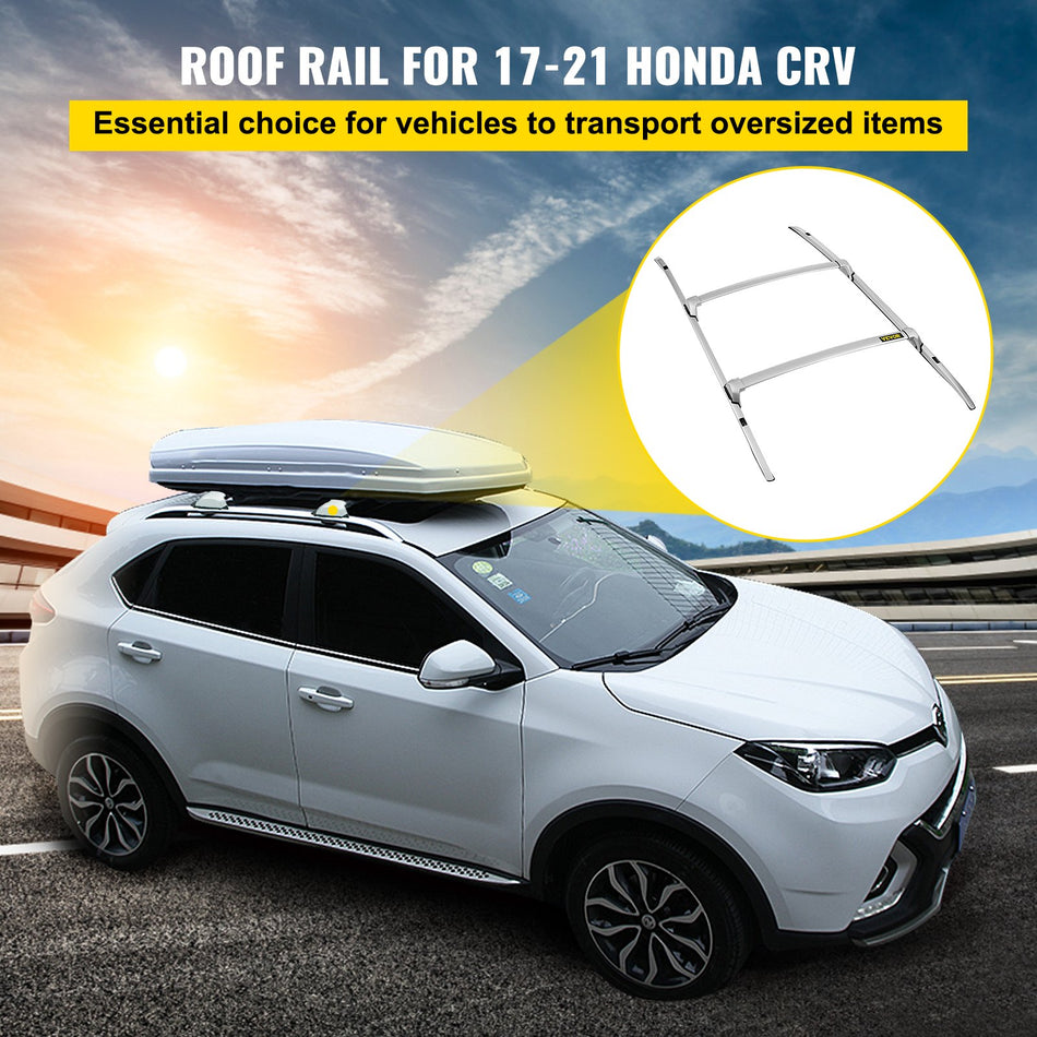 Roof Rack 4 Pcs Side Rails Cross Bars Compatible With Honda Cr V 2017 2021 Rail Silver Roof Rack Crossbars Aluminum Alloy Roof Rack Cargo Carrier Car Luggage Rack Baggage Cross Bar Holder