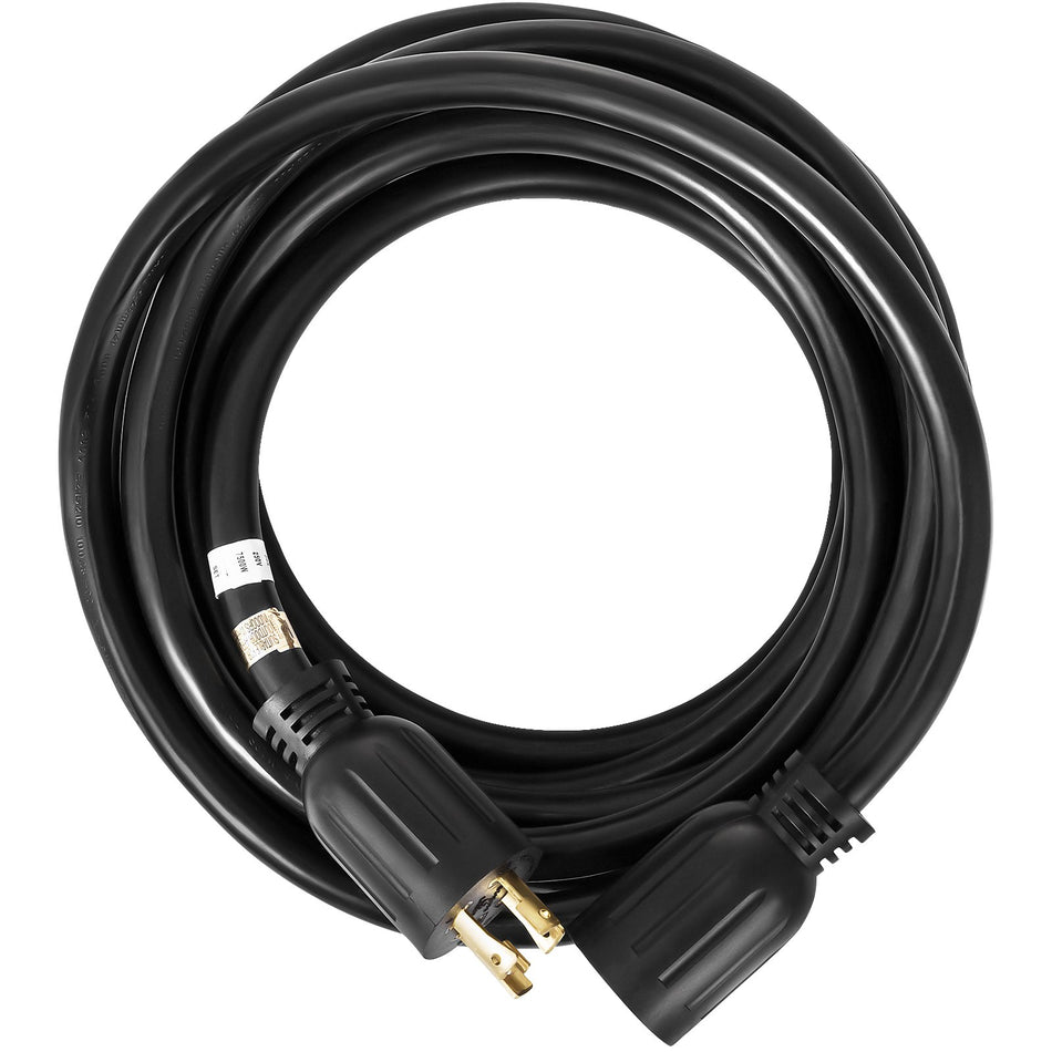 50Ft 30 Amp Generator Extension Cord 4 Wire 10 Gauge Generator Cord 125V 250V Generator Power Cord Twist Lock Connectors 50 Ft 30 Amp