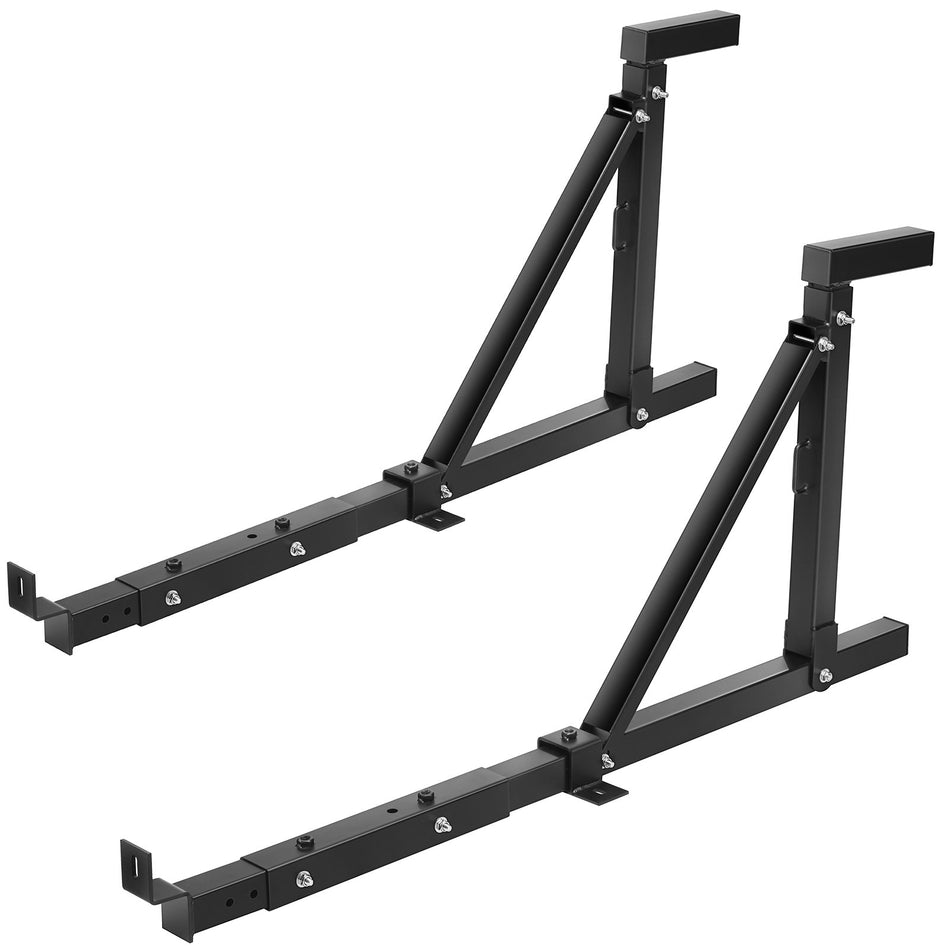 Truck Rack 19 34Inch Extendable Truck Ladder Rack 386 436 Adjustable Height 250 Lbs Capacity Steel Ladder Rack For Truck Heavy Duty Truck Bed Rack For Kayak Surfboard Lumber Ladder