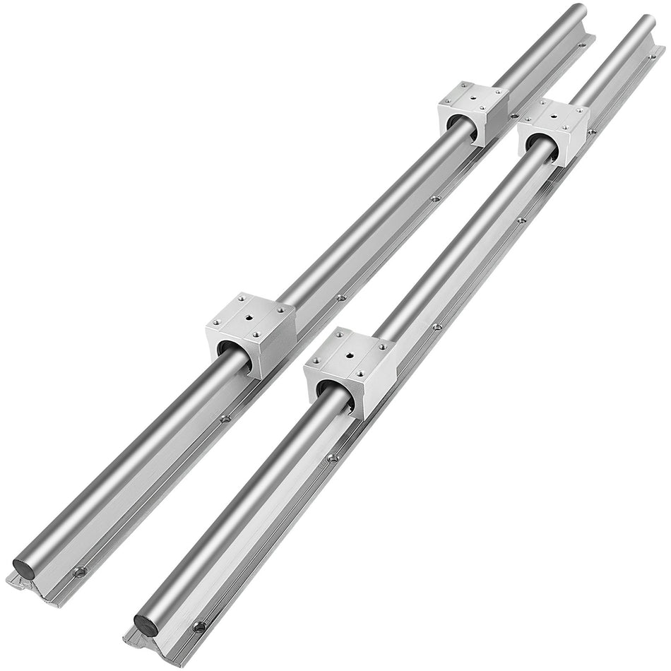 Sbr16 1000Mm 2 X Linear Rail 4 X Bearing Blocks Cnc Router Bearing Sbr 16Uu