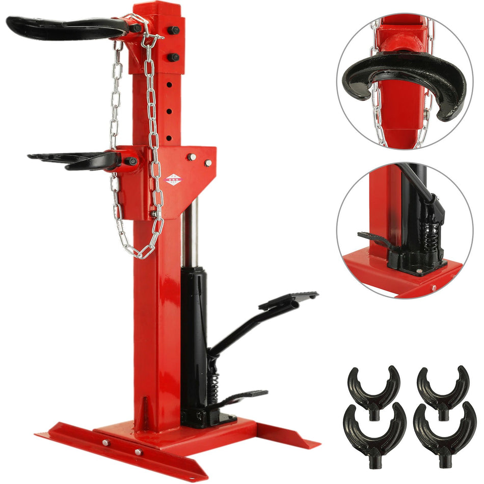 3 Ton Capacity Auto Strut Coil Spring Compressor Tool 6600Lb Strut Compressor With 4 Snap Joints Air Hydraulic Tool For Car Repairing And Strut Spring Removing 3 Ton Capacity