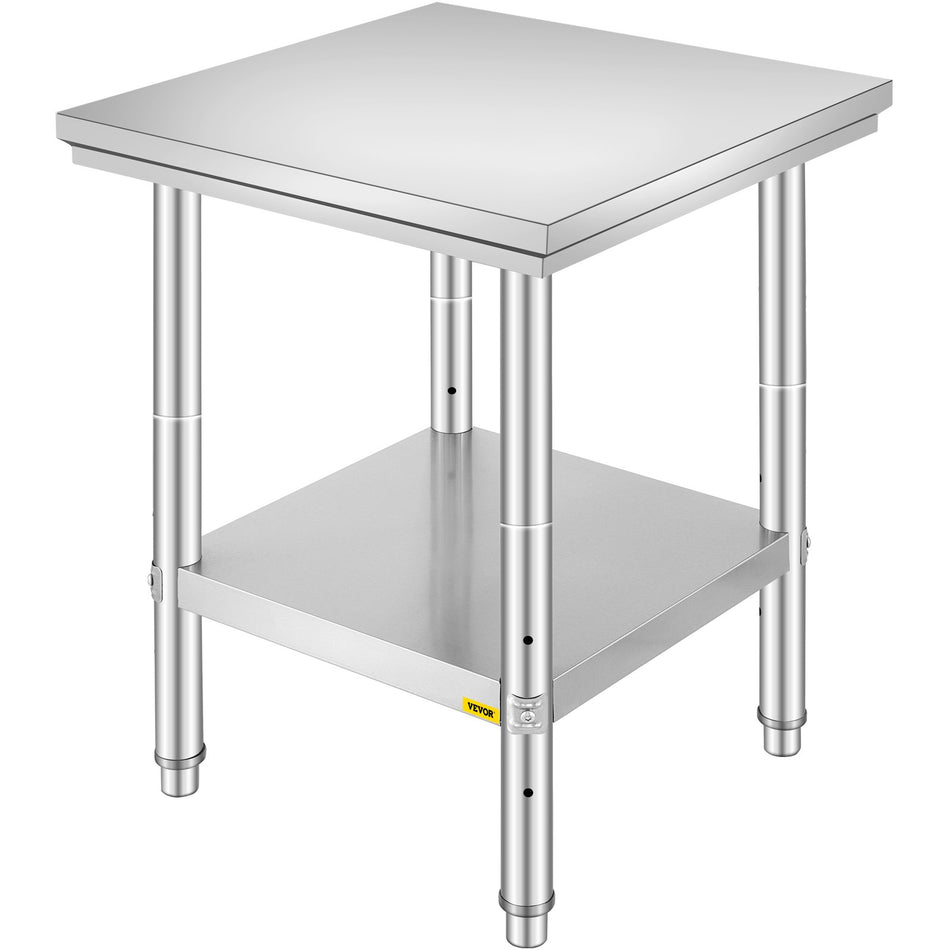 Stainless Steel Commercial Kitchen Work Food Prep Table 24"x 24"