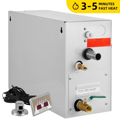 Steam Generator 9Kw Steam Showers 220V 240V Sauna Steam Generator With Programmable Controller For Home Spa Bathroom Hotel Shower Steamcontroller Not Contain Battery