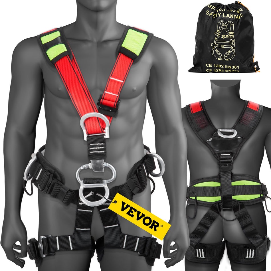 Safety Climbing Harness Rock Climbing Gear Rappelling Floor Escape Tower Climber