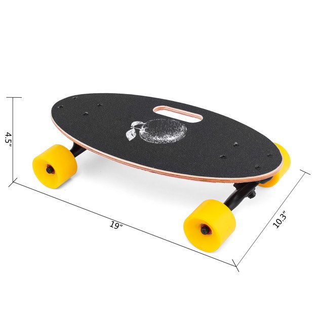 19 Inch Longboard Skateboard 440Lbs Strong 7 Ply Russian Maple Complete Skateboard Cruiser Skateboard With Handle For Beginners And Pro Red Strawberry
