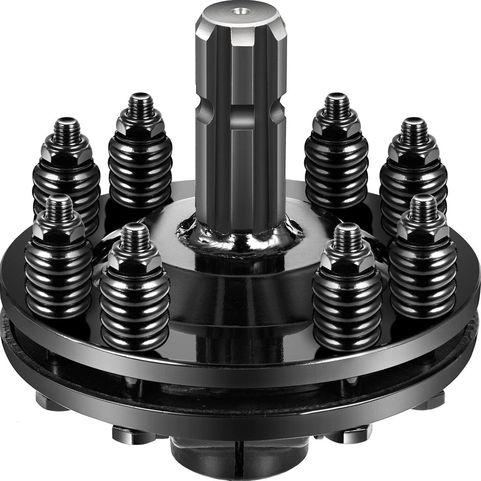Slip Clutch 1 38 Pto Slip Clutch 6 Spline Ends Pto Friction Clutch Carburized Steel Tractor Slip Clutch Adjustable Rotary Cutter Slip Clutch Black Pto Slip Clutch Spline For Pto Shaft