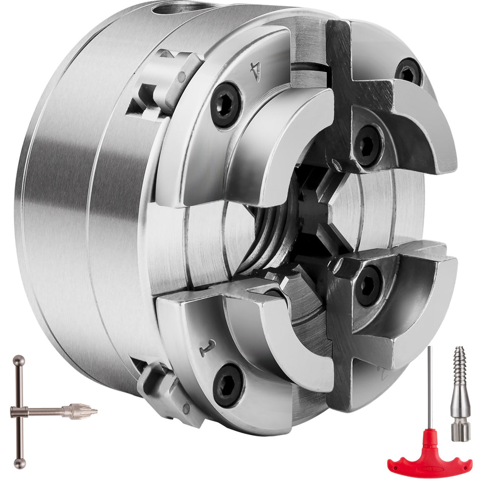 275 Inch Wood Lathe Chuck 4 Jaw Precision Self Centering Keyed Lathe Chuck Set 1 Inch X 8Tpi Thread Mini Lathe Chuck Woodturning Chuck Jaws Wood Lathe Accessories For Bowls Vases