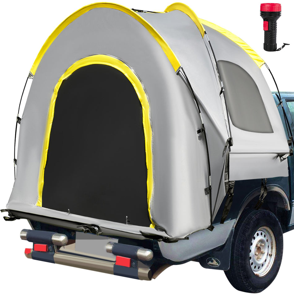 Truck Tent 85 Ftpickup Tent For Full Size Truck Waterproof Truck Camper 2 Person Sleeping Capacity 2 Mesh Windows Easy To Setup Truck Tents For Camping Hiking Fishing