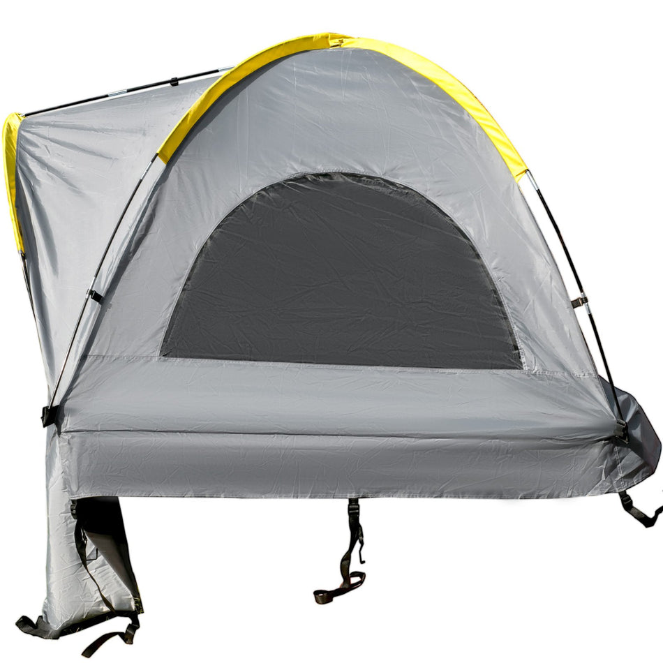 Truck Tent Standard 65 Truck Bed Tent Pickup Tent Waterproof Truck Camper 2 Person Sleeping Capacity 2 Mesh Windows Easy To Setup Truck Tents For Camping Hiking Fishing Grey Color