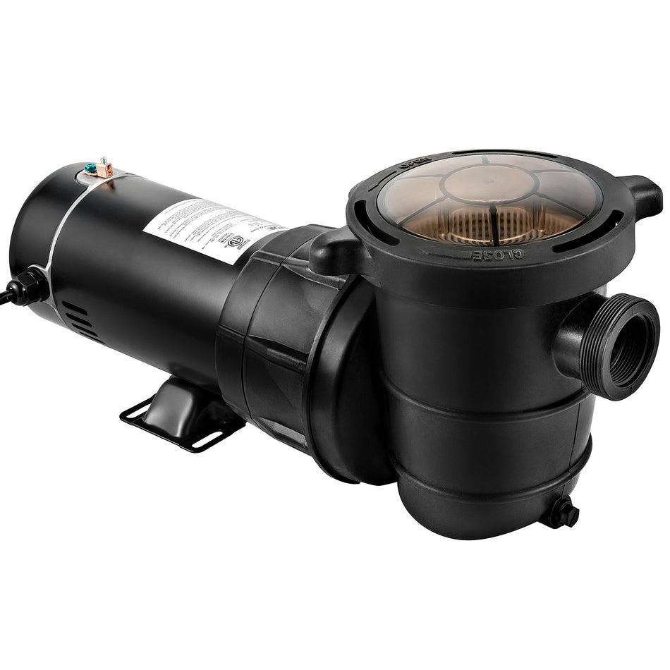 Swimming Pool Pump 20Hp 115V 1500W Single Speed Pumps For Above Ground Pool Powerful Self Primming Pool Pumps W Strainer Basket 5400 Gph Max Flow Etl Certification