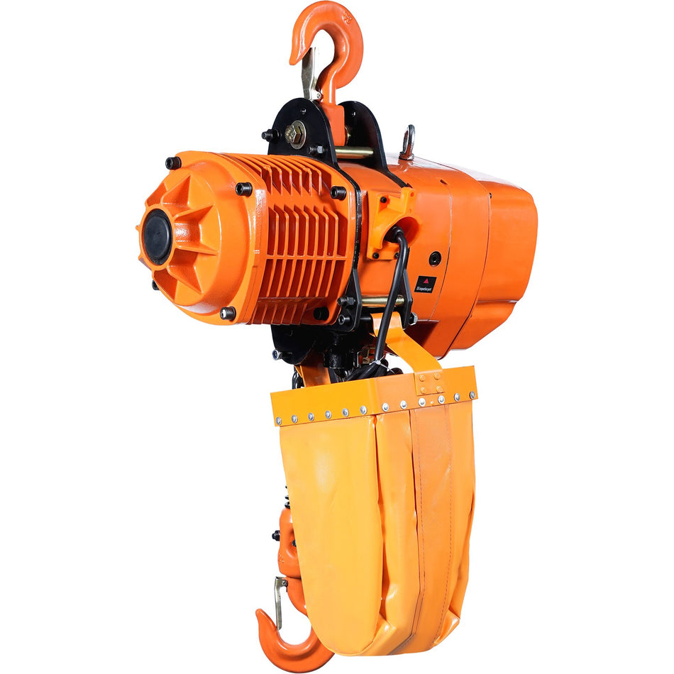 2 Ton Wireless Electric Chain Hoist 4400 Lbs Capacity With 20 Ft Lifting Height Ip54 Protection Three Phase Overhead Crane With G100 Chain