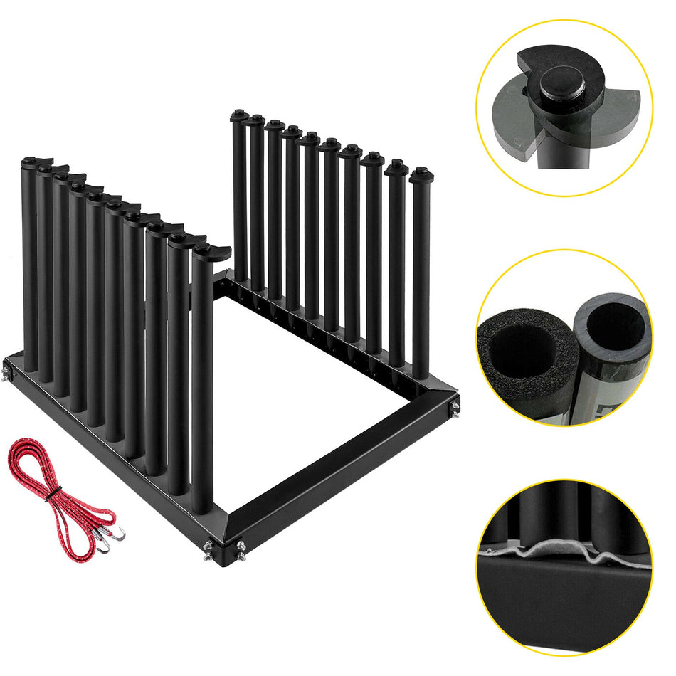 Windshield Rack 9 Lite Windshield Truck Rack Steel Windshield Glass Rack 24 Inch Height Windshield Rack For Truck Wpvc Pad Foam Padding Glass Rack For Truck For Glass Transportation