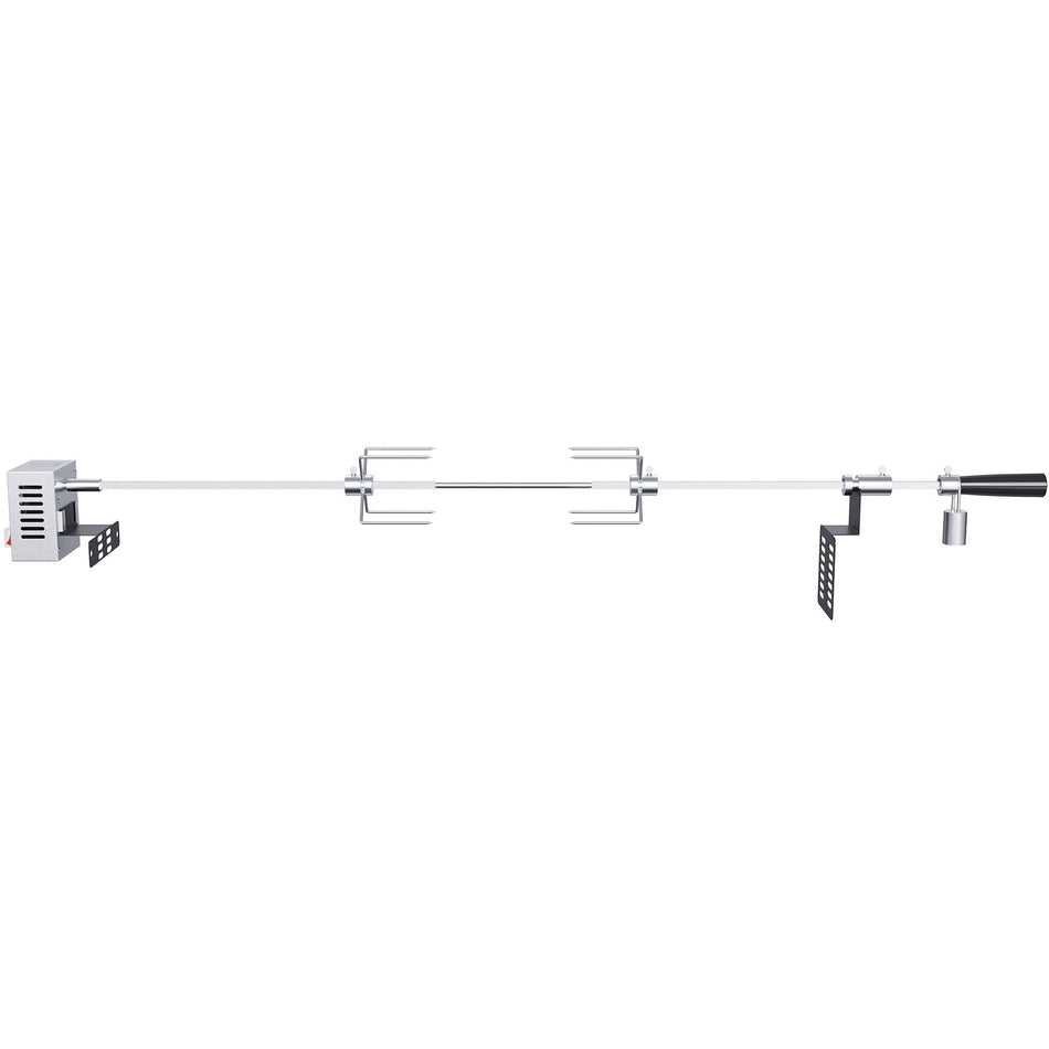 Universal Grill Rotisserie Kit Bbq Roaster 3239 Spit Rod Electric Motor