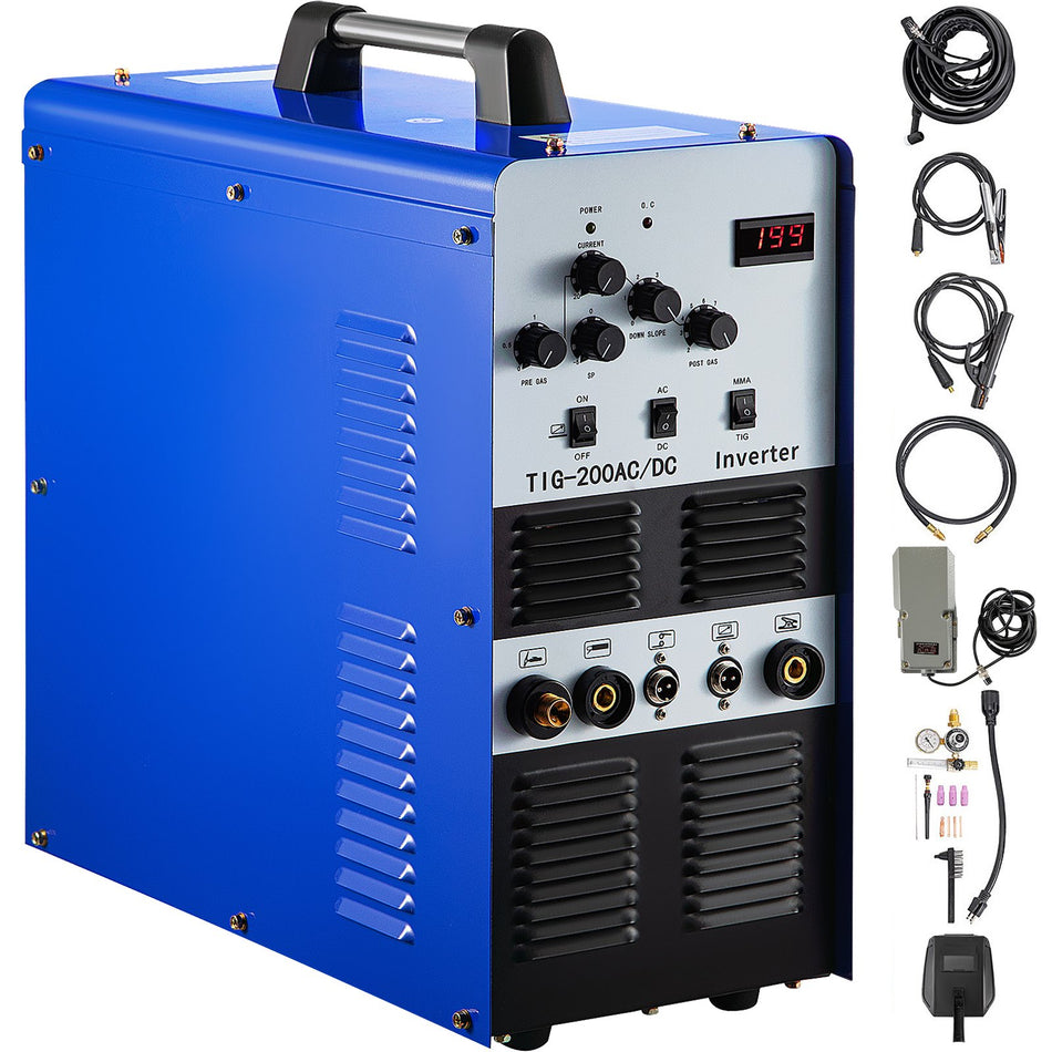 200 Amp Aluminum Igbt Pulse Acdc Tigstick Inverter Welder