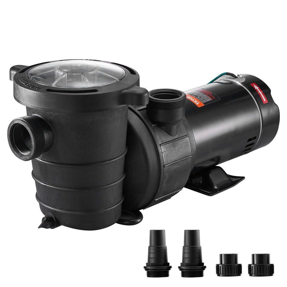 Swimming Pool Pump 15Hp 115V 1100W Single Speed Pumps For Above Ground Powerful Self Primming Pool Pumps W Strainer Filter Basket 5280 Gph Max Flow Certification Of Etl For Security