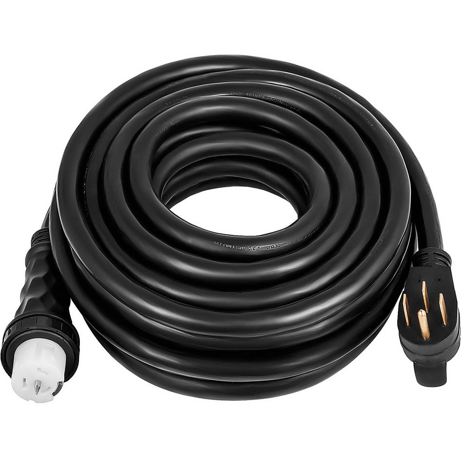25Ft 50 Amp Generator Extension Cord Stw 63 81 Generator Cord 125V 250V Generator Power Cord N14 50P Ss2 50R Cs6364 Twist Lock Connectors